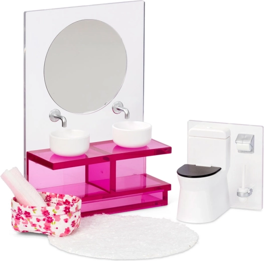 Комплект за баня за къща за кукли Lundby