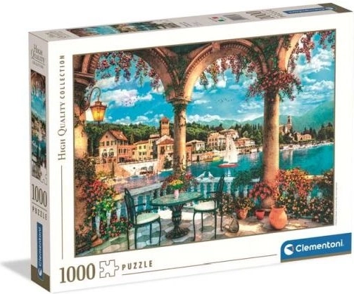 Puzzle 1000 pieces BALCONY VIEW OF LAKE COMO by Clementoni