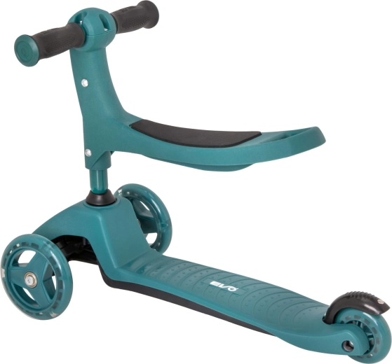 2-в-1: возило със седалка и тротинетка