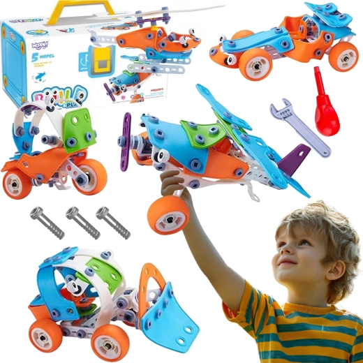 WOOPIE STEM Vehicle Construction Set 5 in 1