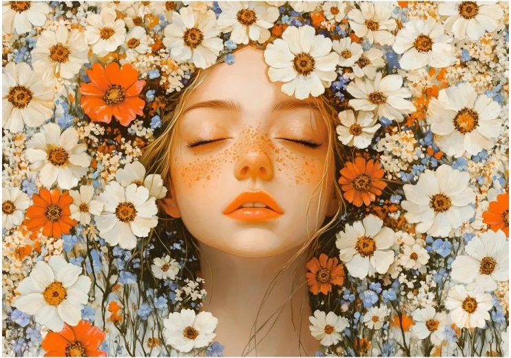 Puzzle Spring Girl 500 pieces CASTORLAND