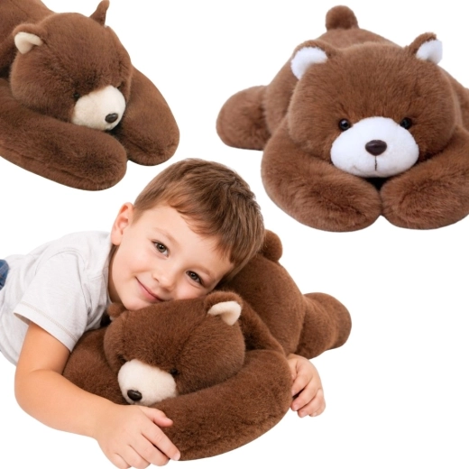 Woopie weighted plush teddy bear for calming, 65 cm