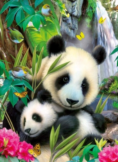 Пъзел Ravensburger Lovely Panda 300 части
