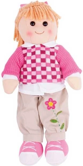 Текстилна кукла Melanie 38 см – Bigjigs Toys