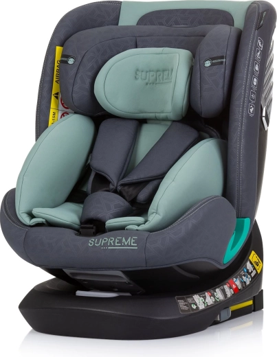 Chipolino столче за кола Supreme i-Size 40–150 см Isofix 360 – Пастел
