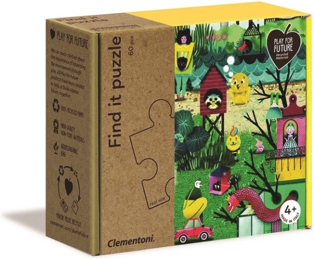 Clementoni Play for Future search-and-find puzzle – Autumn, 60 pieces