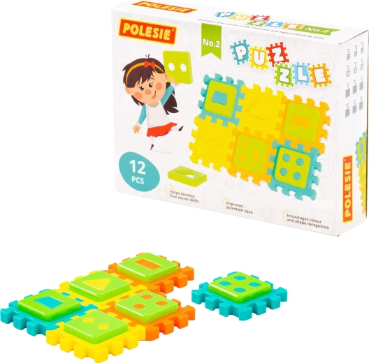 Children’s shape-sorting puzzle, 12 pieces