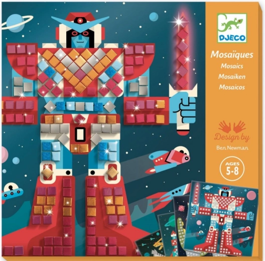 DJECO Colorful Space Mosaic Battle