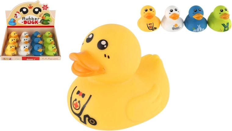 Bath Duck 8 cm – 4 Colors (12 pcs per box)