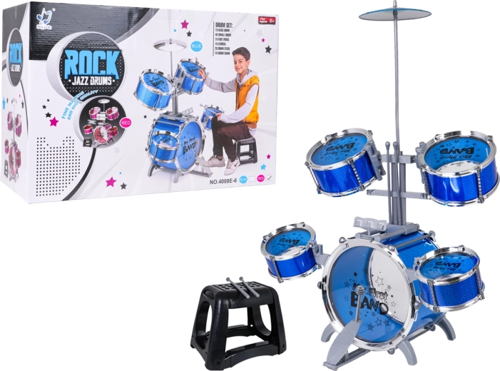 Blue ROCK BAND Children's Drum Set