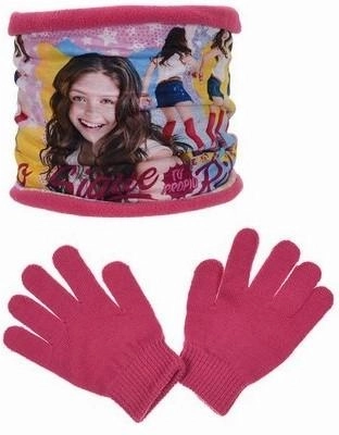 Soy Luna neck warmer and gloves