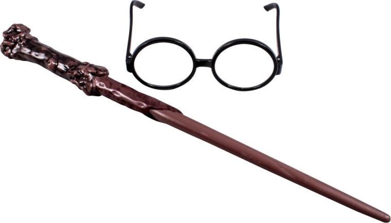 Комплект Harry Potter – пръчка и очила