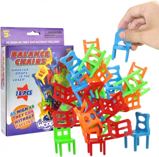 Woopie balancing chairs – arcade board game