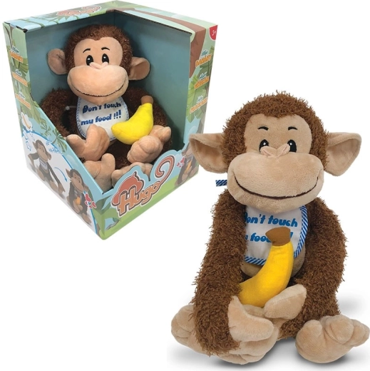 Monkey Hugo – plush monkey with a banana
