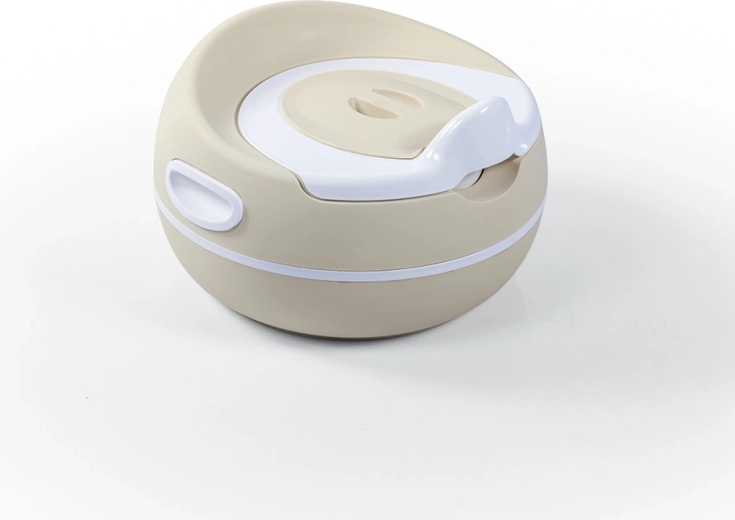 Premium Kids’ Potty – beige training potty with lid and removable insert