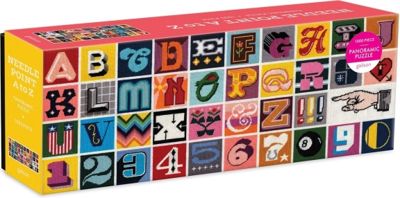 Galison panoramic puzzle Embroidery A to Z 1000 pieces