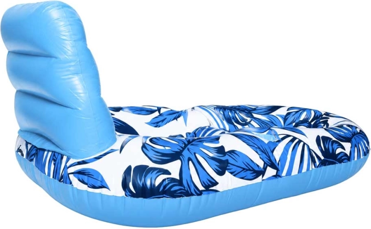 Comfortable backrest for relaxing on the water