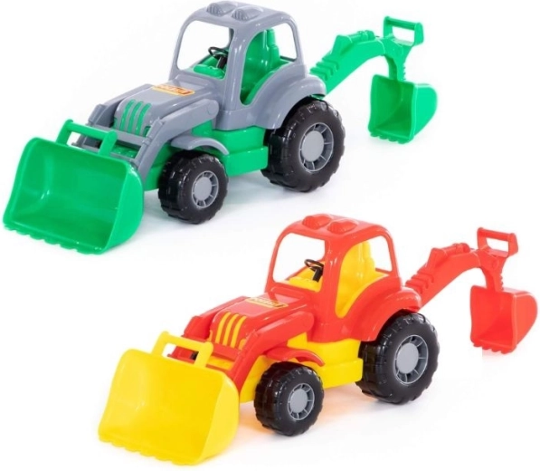 Heavy-duty tractor backhoe - 1 piece