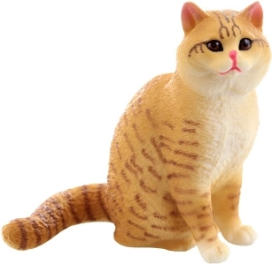 Пластова фигурка на котка