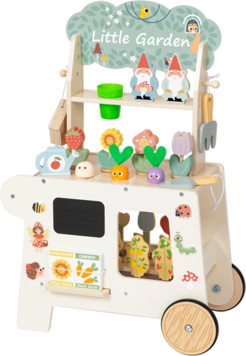 Mobile cart 2-in-1: gardening and shop
