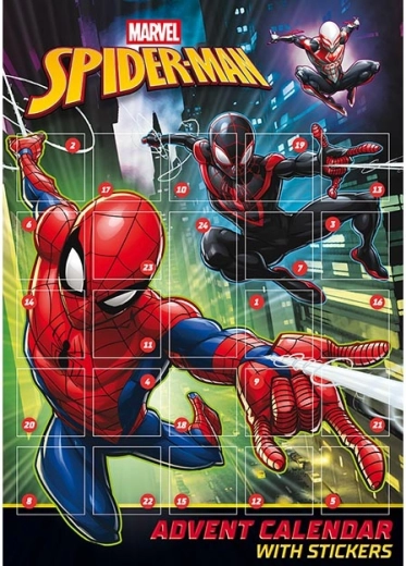 Адвент календар със стикери Spider-Man
