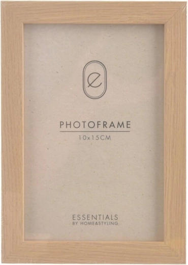 Brown wooden photo frame 10 × 15 cm