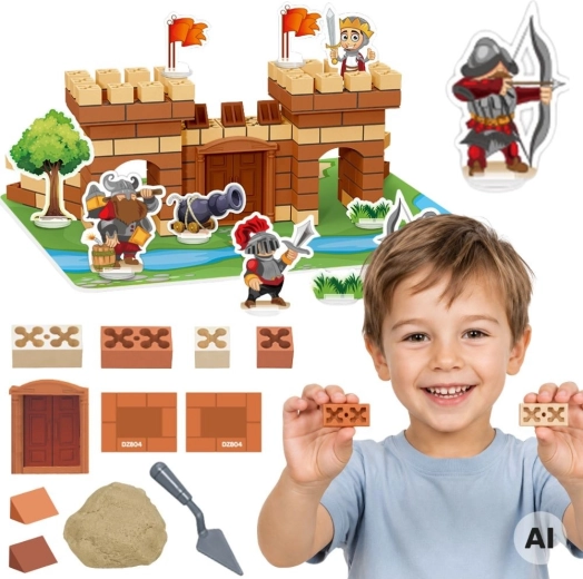 Woopie Brick Castle Building Set - 1 piece