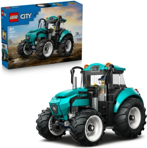 LEGO City трактор за деца 6+ със строителен комплект от 204 части