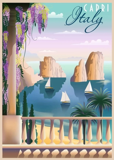 RAVENSBURGER Puzzle Postcards from Capri 1000 pieces