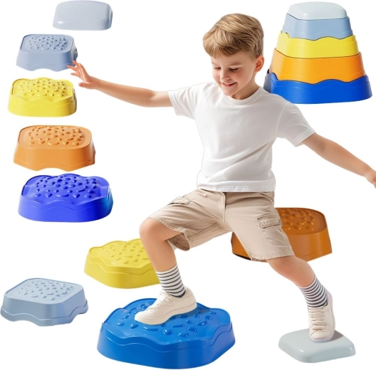Woopie Sensory Balance Stepping Stones for Kids