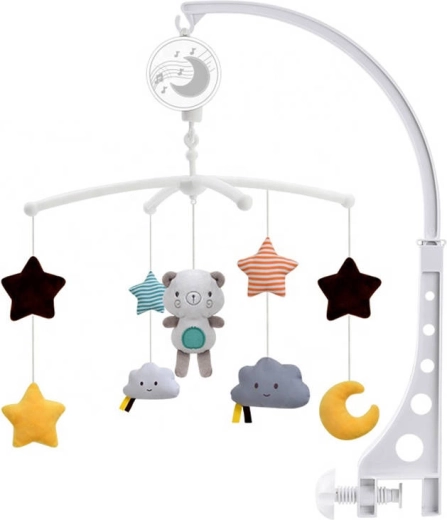 Plush crib mobile with music box – EAN 6470