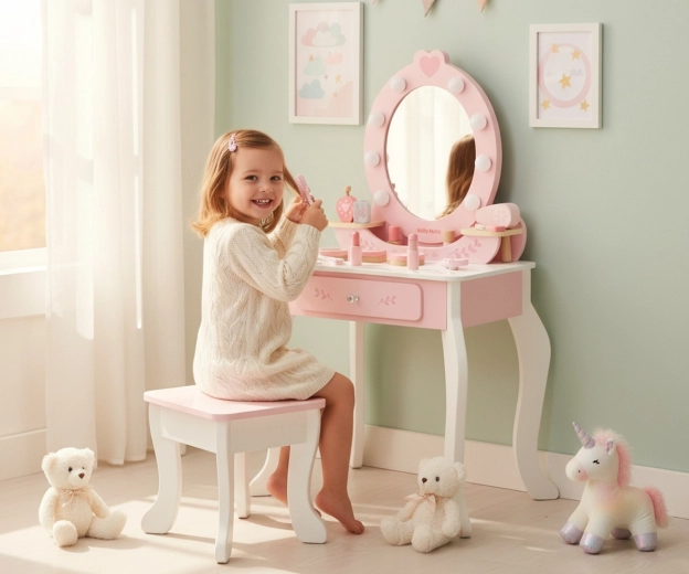 A dressing table that grows with a child’s imagination
