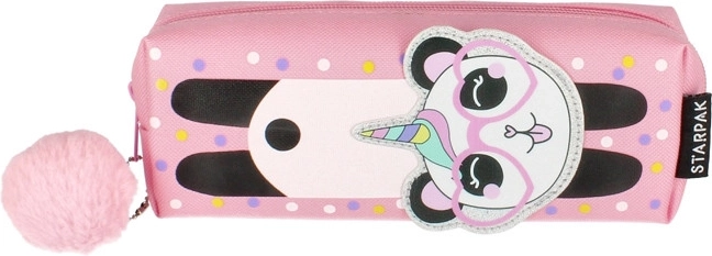 Panda Pencil Case with Keychain - 1 piece