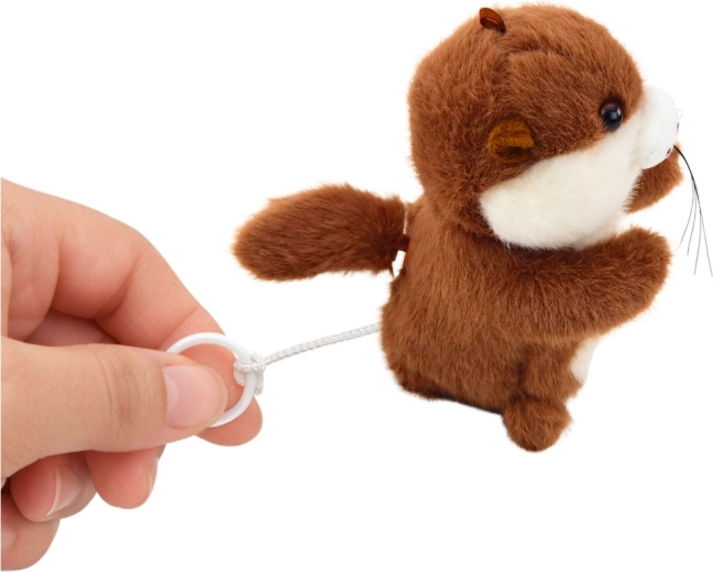 Spinning tail with pull cord