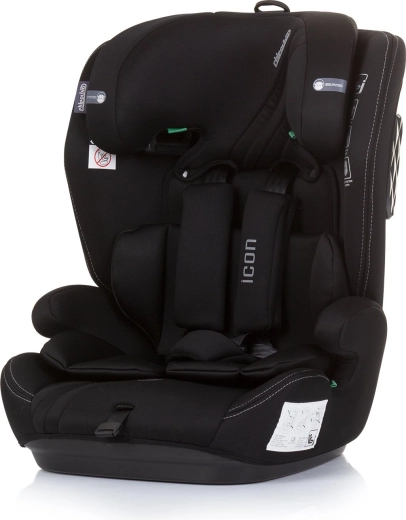 Детско столче за кола Chipolino Icon i-Size 76–150 см, обсидиан