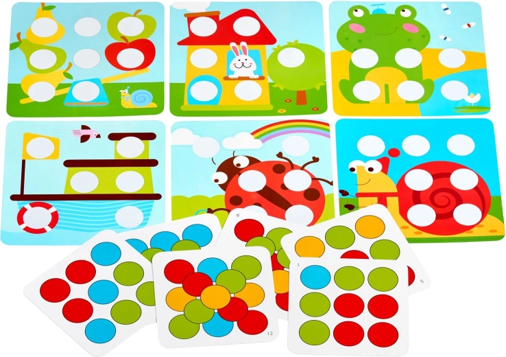 Learning colors and assembling patterns