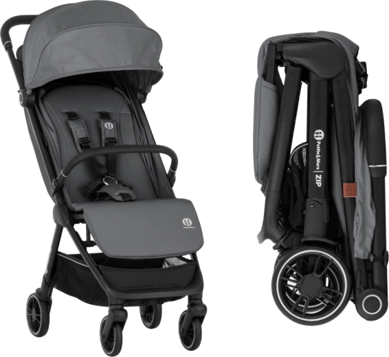 Petite&Mars Zip sporty stroller smoky anthracite
