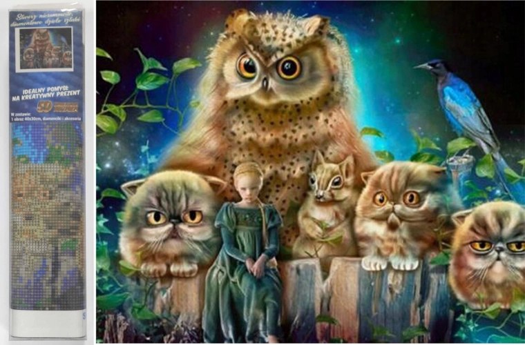 Diamond Painting Forest Guardians 30x40 cm