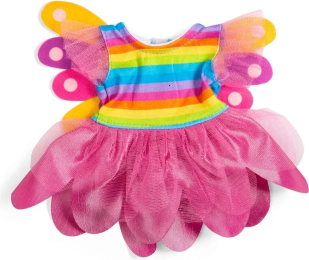 Bigjigs Toys дъгови феерични рокли с крила за кукла 34 см