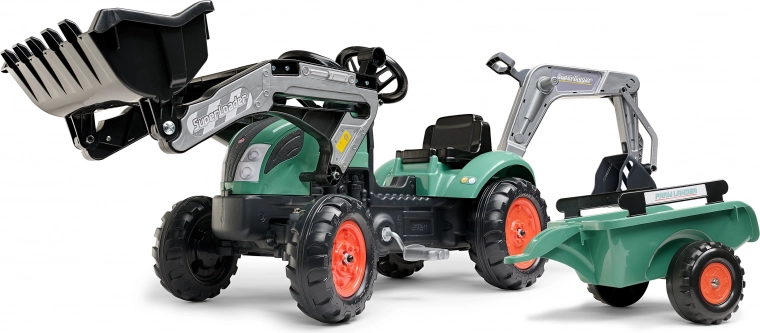 Kids’ Tractor Farm Lander with Loader and Trailer