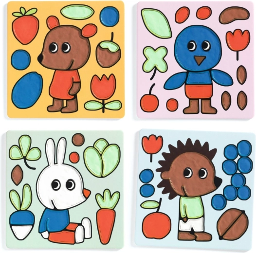 Fun assembling and completing pictures
