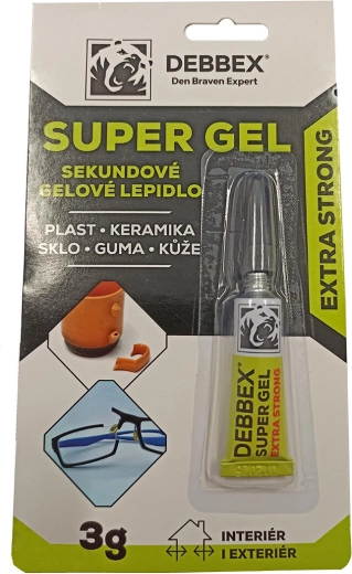 Секундно гел лепило DEBBEX Super Gel 3 g