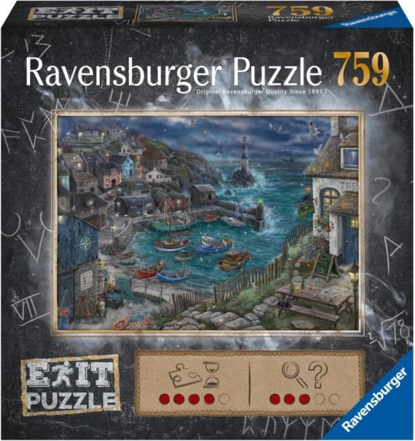 Escape Puzzle RAVENSBURGER – Fishing Village, 759 pieces