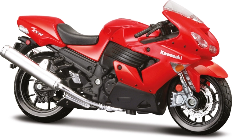 Maisto мотоциклет Kawasaki Ninja ZX-14R червен 1:18