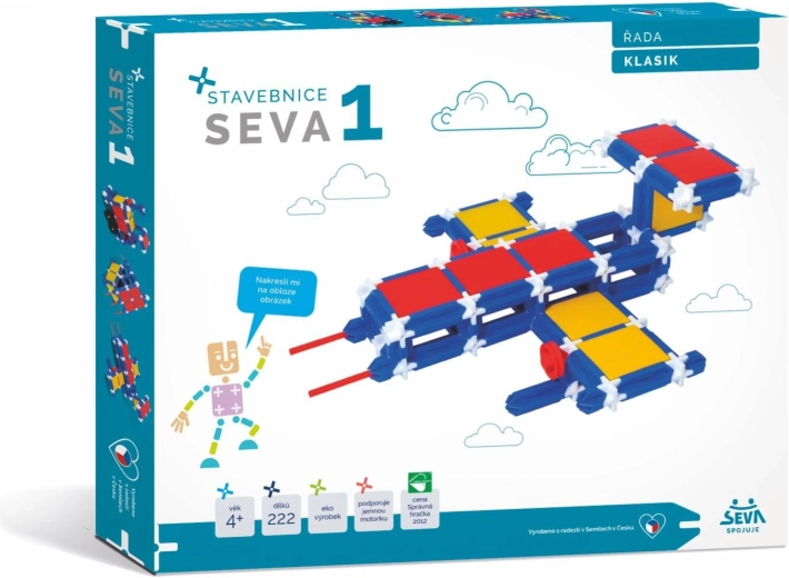Конструктор SEVA Klasik 1 – 222 части
