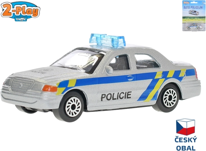 Metal model of a police car 8 cm – Police car