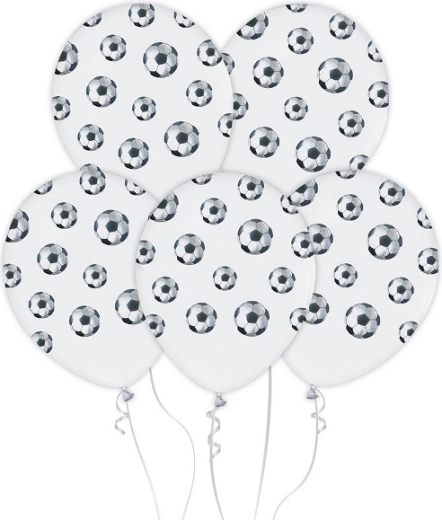 Football Balloons 30 cm, 5 pcs