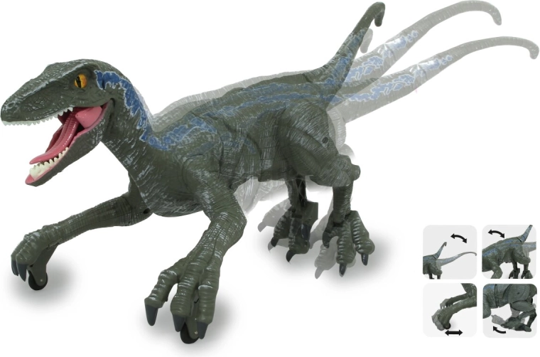 Realistic velociraptor movement