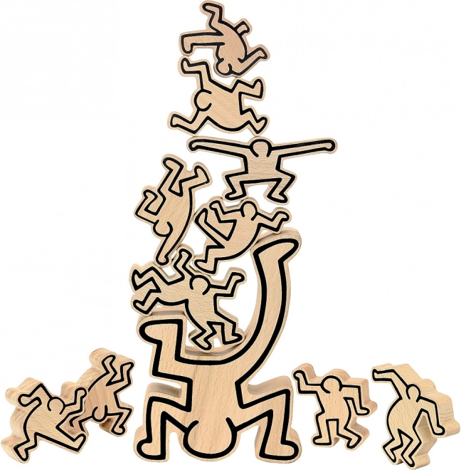 Vilac моторна балансова игра с фигурки – дизайн KEITH HARING