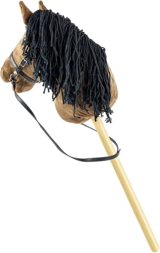 Здрава дървена пръчка за стабилно „яздене“